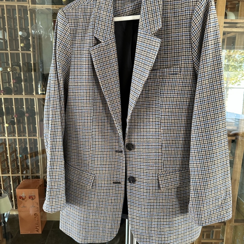 Plaid Blazer Jacket